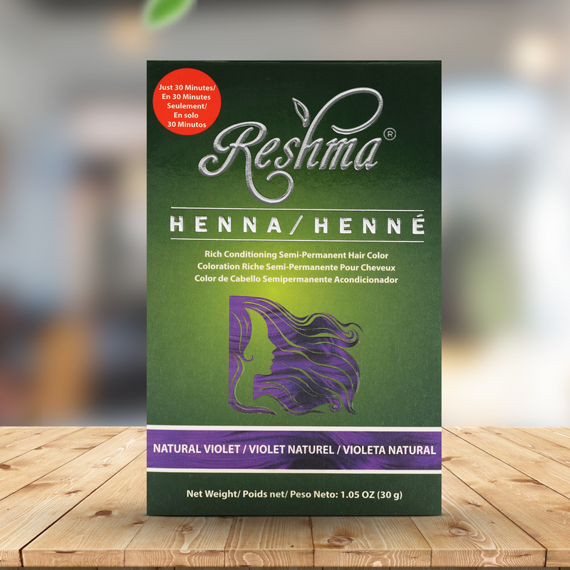 30 Minute Henna - Natural Violet Semi-Permanent Hair Color