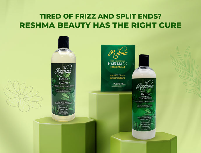 Tired OF Frizz And Split Ends? Reshma Beauty® Has The Right Cure