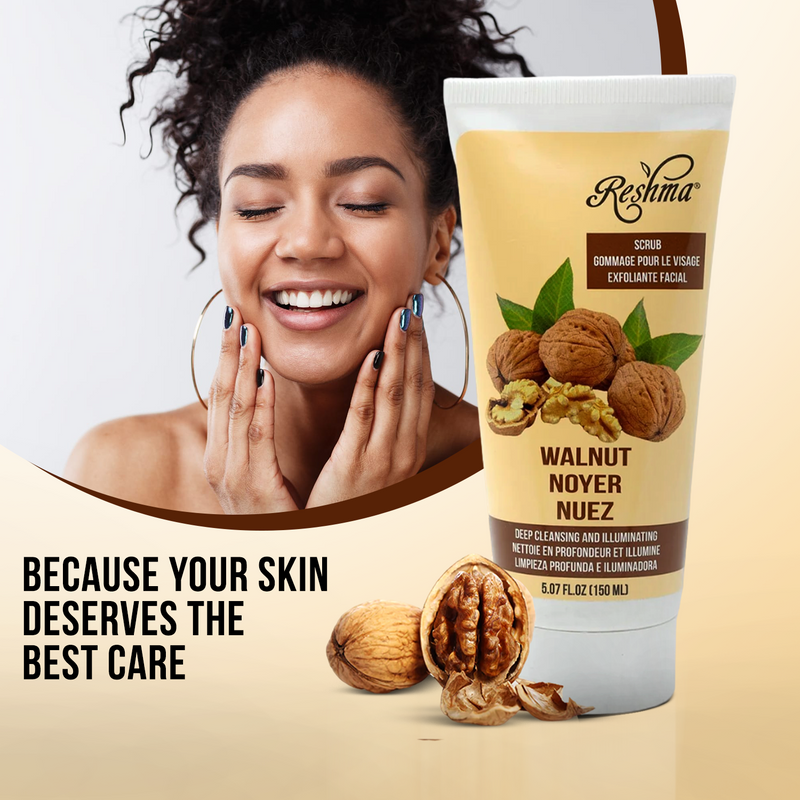 Walnut Body Scrub 5.07 fl. oz. Natural Face Skin Cleanser