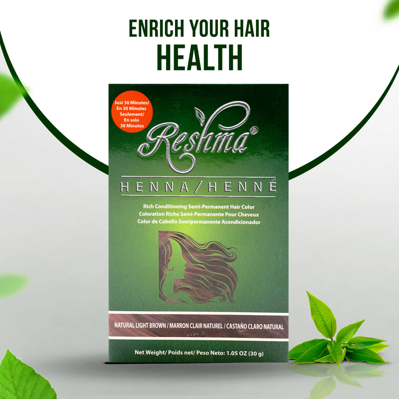 30 Minute Henna - Natural Light Brown Semi-Permanent Hair Color