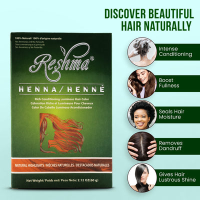 30-Minute Henna Highlights - Natural Glow Semi-Permanent Hair Color