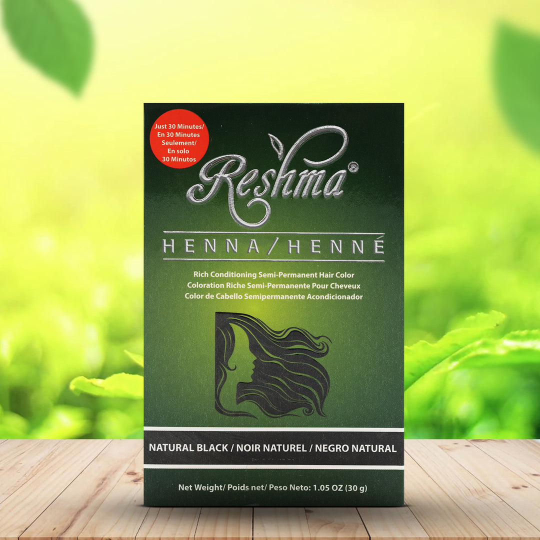 GEMMOVE HENNA ONE Soft Black 4箱セット 30 Minute Henna - Black Semi-Permanent Hair Color – Reshma Beauty®