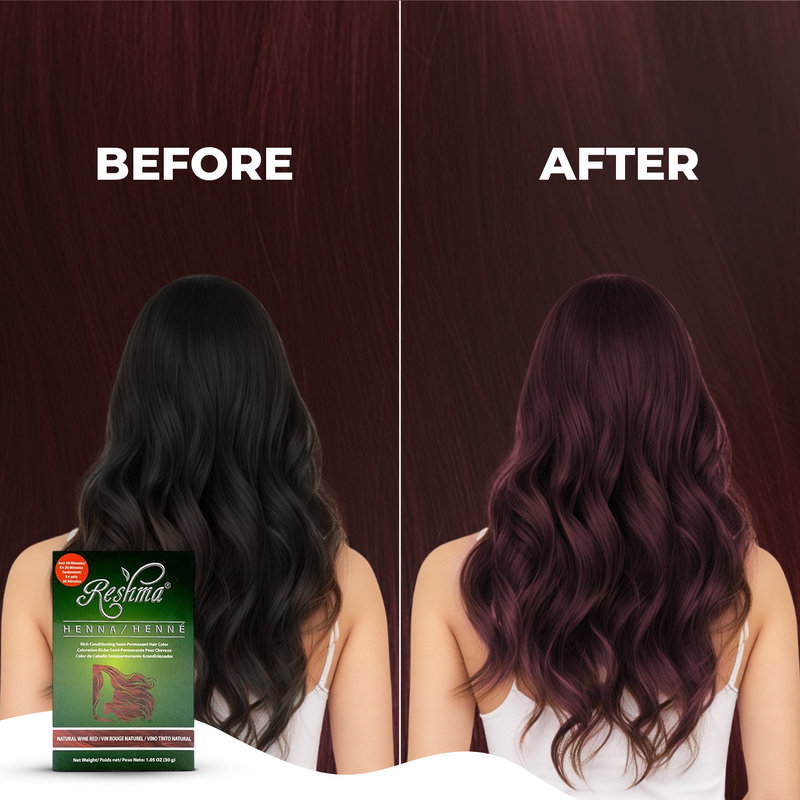 30 Minute Henna - Wine Red Semi-Permanent Hair Color