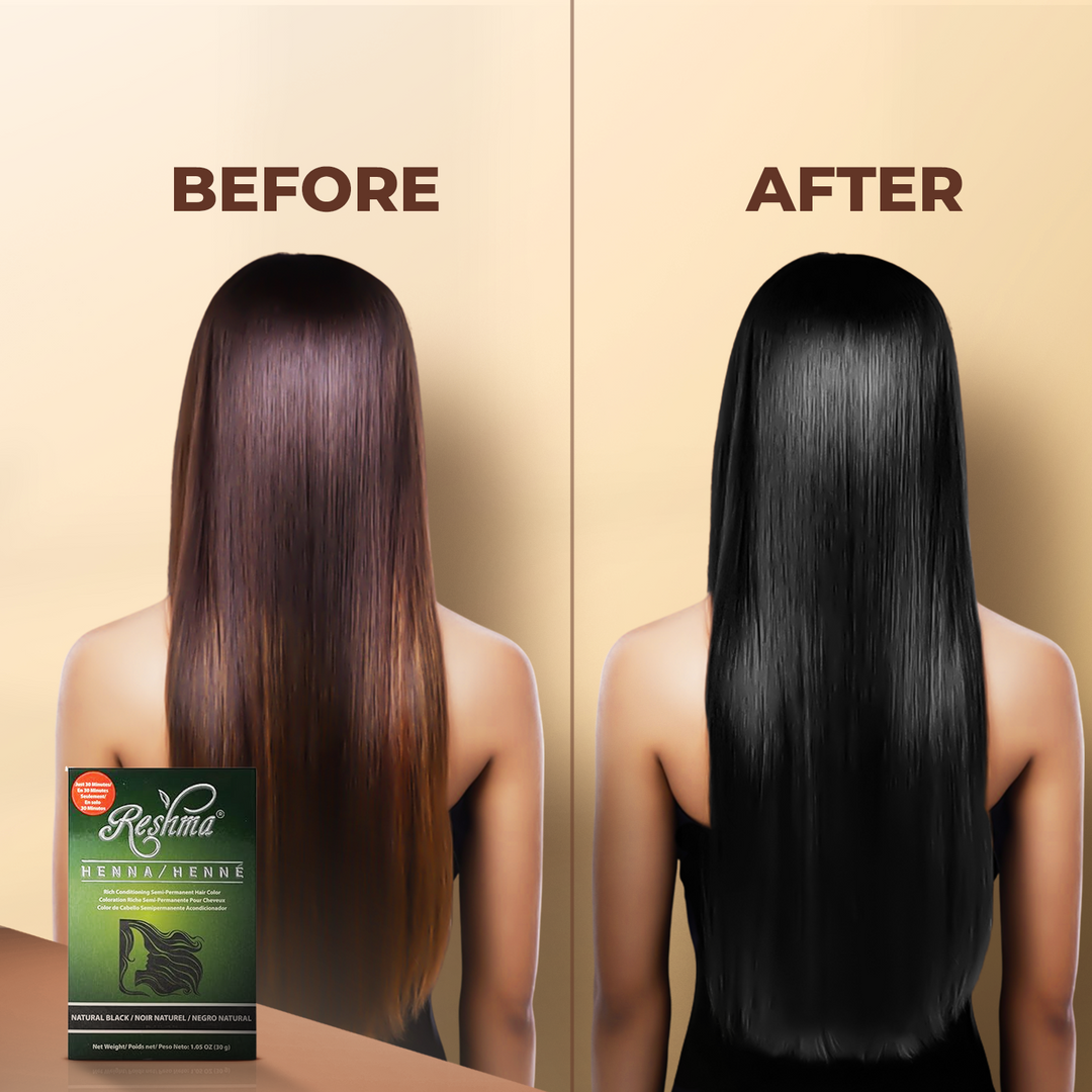 30 Minute Henna - Black Semi-Permanent Hair Color – Reshma Beauty®