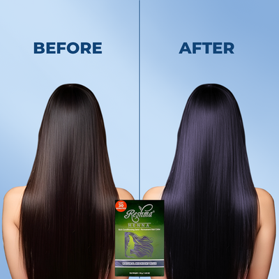 30 Minute Henna - Midnight Blue Semi-Permanent Hair Color