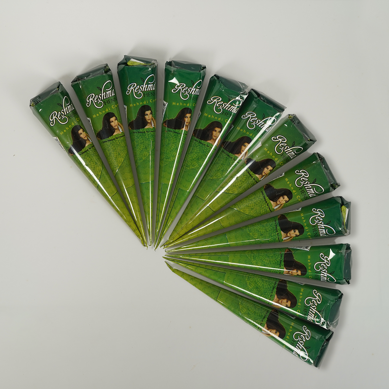 Pack Of 12 - Natural Henna Cones (50 GM Each)